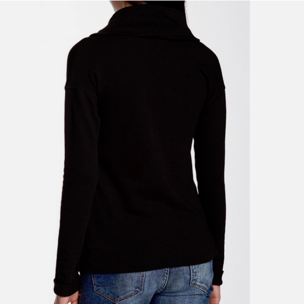 James Perse Cowl Neck French Terry Top, EUC